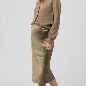 Ripe Maternity Lexi Satin Skirt size medium